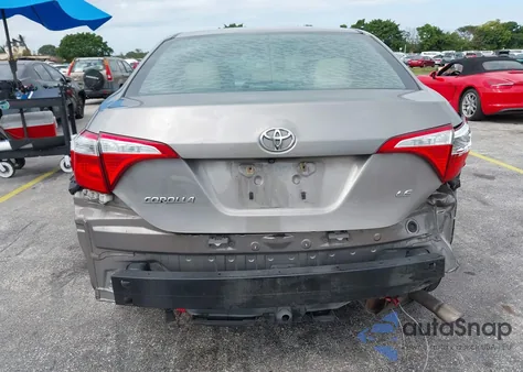 2016 Toyota Corolla Le from USA, damaged, VIN 2T1BURHE3GC657392